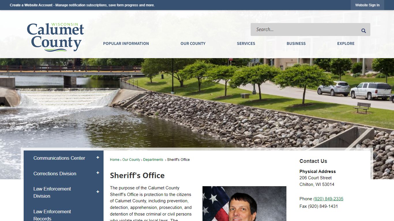 Sheriff's Office | Calumet County, WI - Official Website